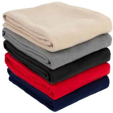 Set of 24 pcs- Fleece Kids Blanket 30" x 40" - 5 Assorted Colors ($3/count) Shopbizz Wholesale