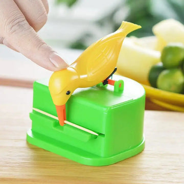 Set of 12 Bird Toothpick Dispensers | Automatic Press Woodpecker Holder for Home & Restaurants ($ 4.99/count) Shopbizz Wholesale