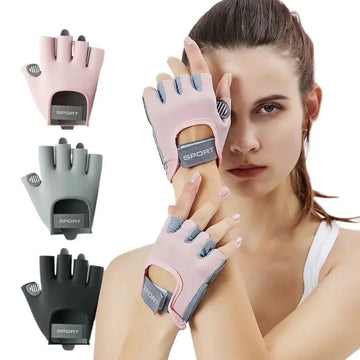 1 Pair Gym Body Building Training Fitness Gloves Sports Weight Lifting Exercise Slip-Resistant Gloves for Women Men Yoga Gloves Shopbizz Wholesale