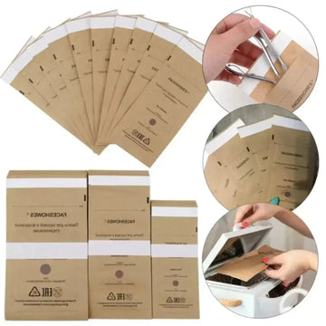 100Pcs Manicure Kraft Bags Nail Art Sterilizer Nails Clean Sterilization Bag Disposable Manicure Supplies UV Disinfection Tools Shopbizz Wholesale