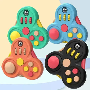 Set of 5 Colorful Hand Spinners โ Rainbow Fidget Spinner ๐ก | Anti-Anxiety Stress Relief Toy ๐ | ADHD & Focus Booster ($ 6.59/count) Shopbizz Wholesale
