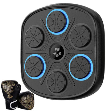 Music Boxing Machine Wall Target LED Lighted Smart Boxing Game for Sports Home Exercise Boxing Training Punching Equipment Shopbizz Wholesale