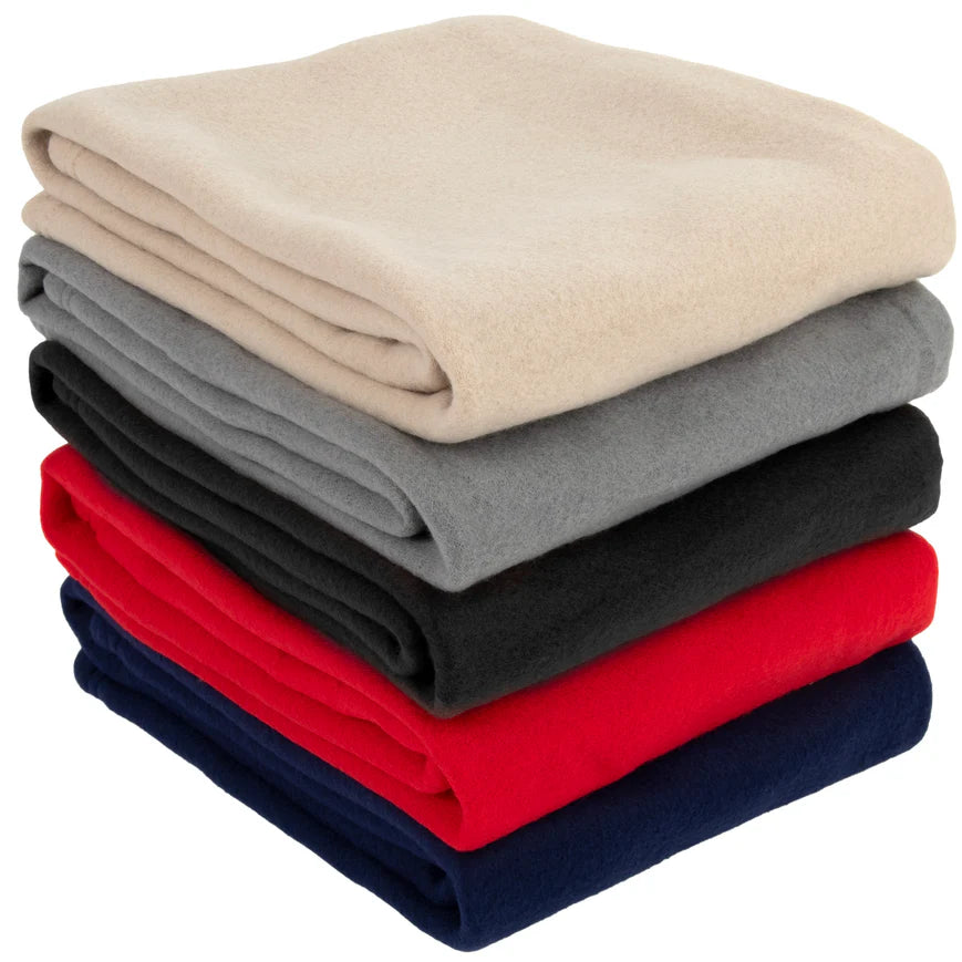 Set of 24 pcs- Fleece Kids Blanket 30" x 40" - 5 Assorted Colors ($3/count)