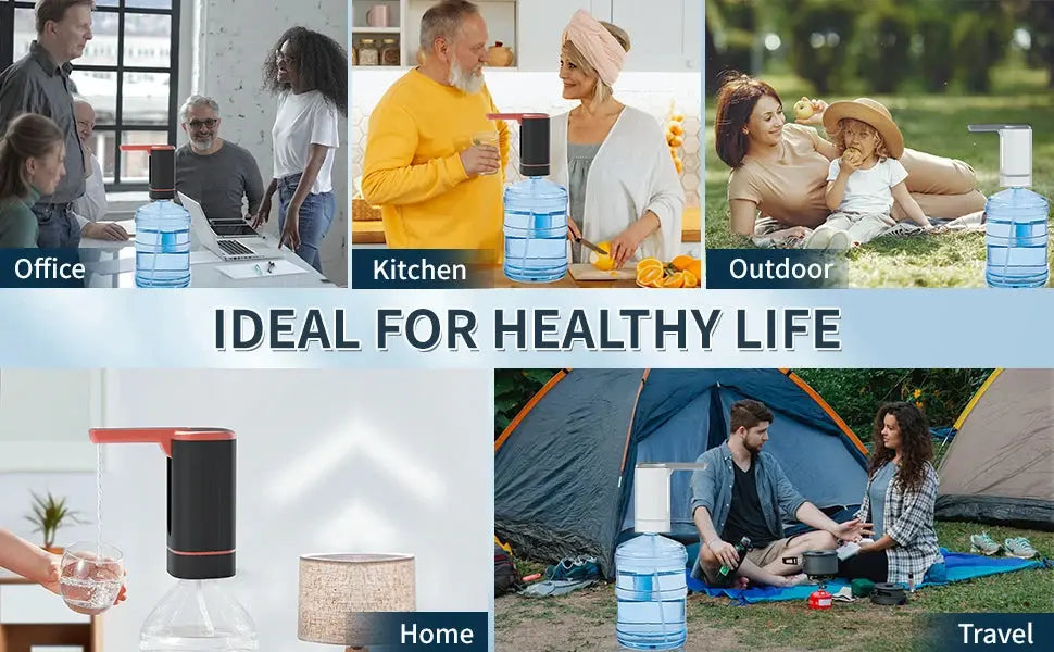 Water Bottle Pump for 5 Gallon Water Bottle Dispenser Pump Automatic Drinking Water Pump Portable Electric Water Dispenser Shopbizz Wholesale