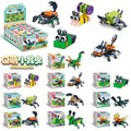 Creative Expert Mini Insects Animal Model Building Block Butterfly Bricks Model Educationa10 in 1 Kit Toy Birthday Gift for Kids Shopbizz Wholesale