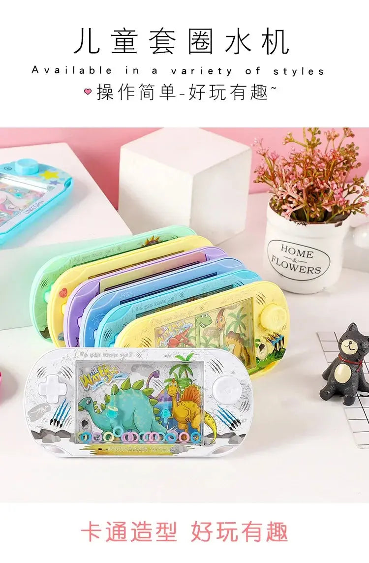 Handheld Game Console Water Set Circle Game Intellectual Toy Creative Cartoon Style Fun Party Games for Children Birthday Gift Shopbizz Wholesale