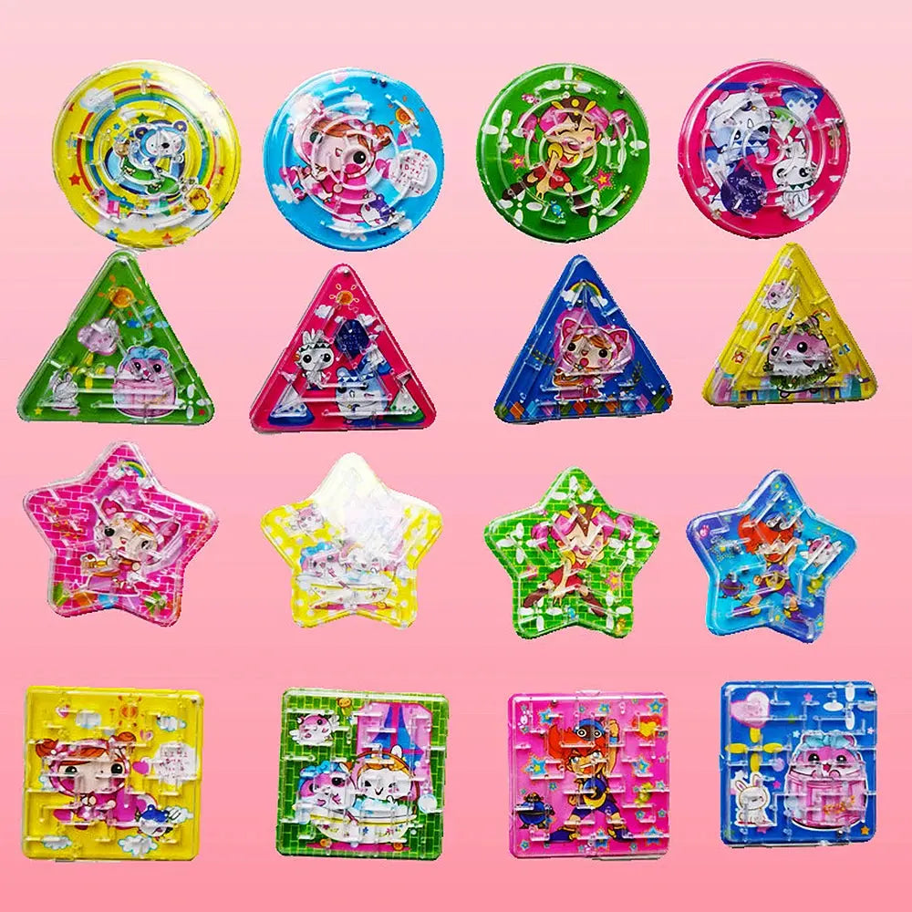 50PC Kids Birthday Party Gifts 20Types Rolling Ball Track Maze Game Easter Christmas Carnival Party Gift Piñata Filler Bulk Toys Shopbizz Wholesale