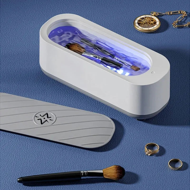 Portable Ultrasonic Jewelry Cleaner Low Noise Ultrasonic Cleaner Machine for Jewelry,Ring,Silver,Retainer,Eyeglass,Watch Shopbizz Wholesale