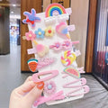 🎀 28PCS/14PCS Cute Hair Accessories Set – Cartoon, Flower & Fruit Hair Clips for Girls 🍓🌸 Shopbizz Wholesale