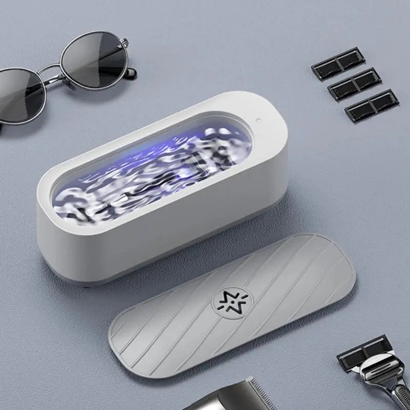 Portable Ultrasonic Jewelry Cleaner Low Noise Ultrasonic Cleaner Machine for Jewelry,Ring,Silver,Retainer,Eyeglass,Watch Shopbizz Wholesale