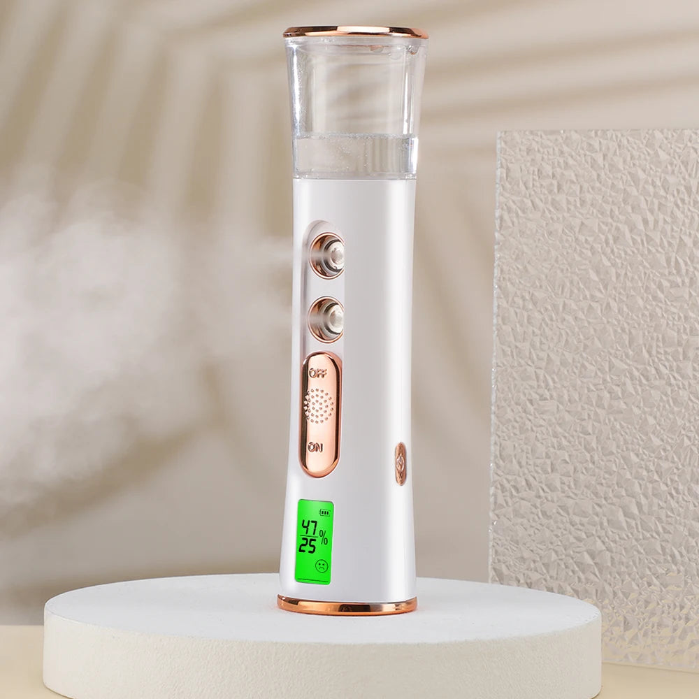 Portable Facial Steamer Nano Mist Sprayer – Deep Hydration & Skin Moisturizing