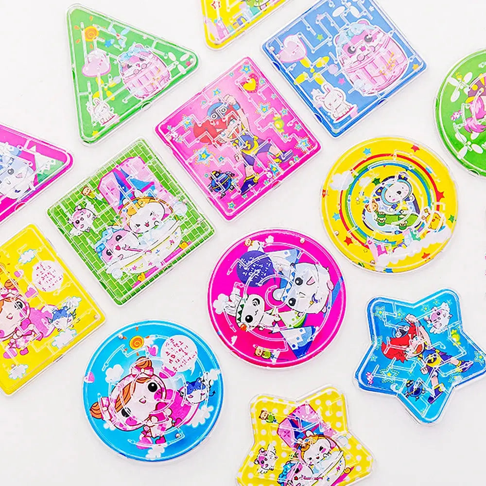 50PC Kids Birthday Party Gifts 20Types Rolling Ball Track Maze Game Easter Christmas Carnival Party Gift Piñata Filler Bulk Toys Shopbizz Wholesale