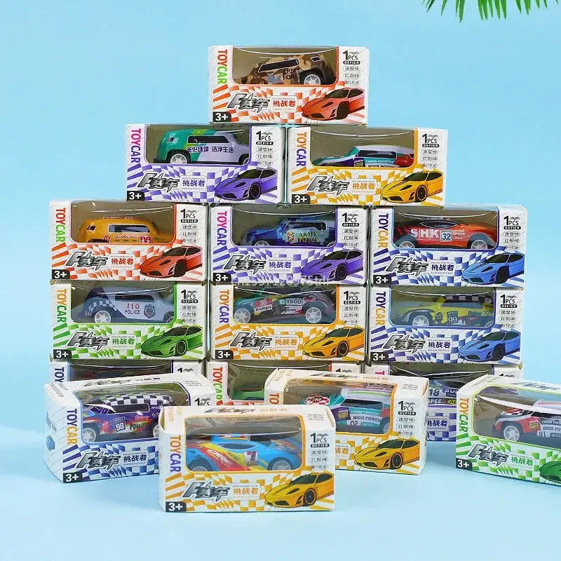 Children Stunt Car Model Alloy Body Pull Ejection Jumping Mini Cars Simulation Diecast Vehicle Collectible Toys for Kids Gift Shopbizz Wholesale