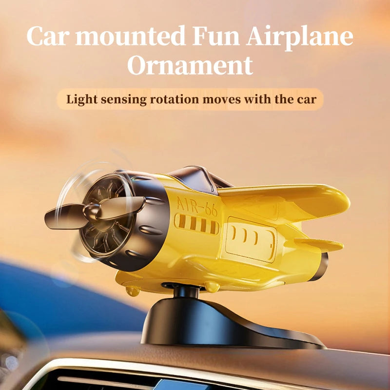 Car mounted solar powered rotating airplane Shopbizz Wholesale