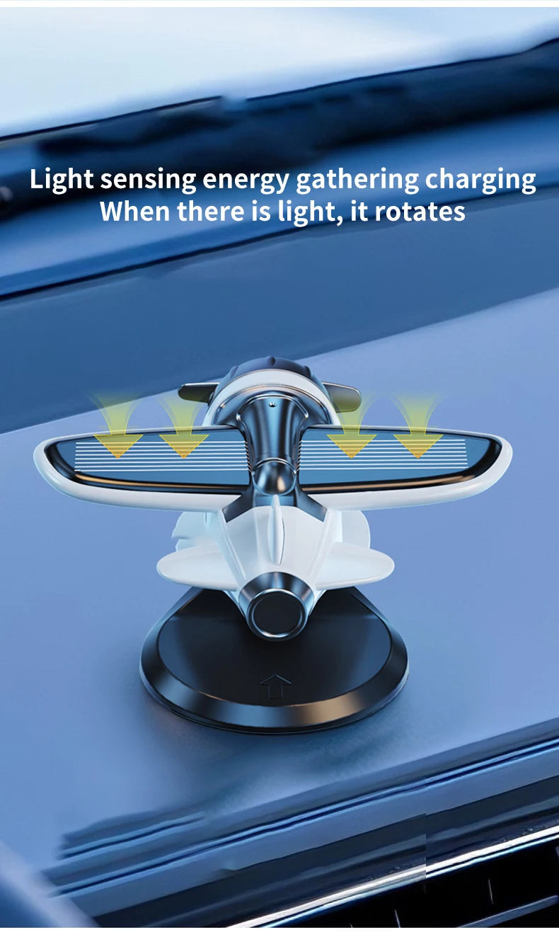 Car mounted solar powered rotating airplane Shopbizz Wholesale