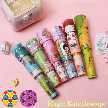🌀 5PCS Scalable Rotation Magic Kaleidoscope – Classic Retro Toy for Kids 🎨✨ Shopbizz Wholesale