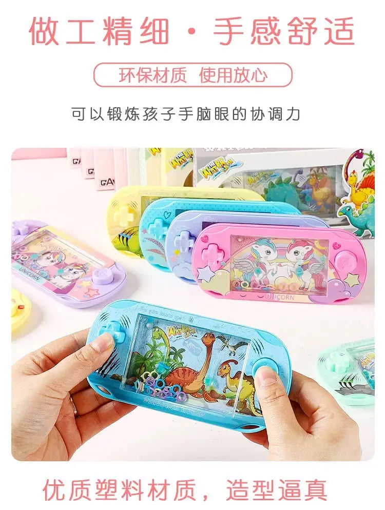 Handheld Game Console Water Set Circle Game Intellectual Toy Creative Cartoon Style Fun Party Games for Children Birthday Gift Shopbizz Wholesale