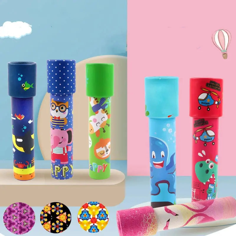 🌀 5PCS Scalable Rotation Magic Kaleidoscope – Classic Retro Toy for Kids 🎨✨ Shopbizz Wholesale
