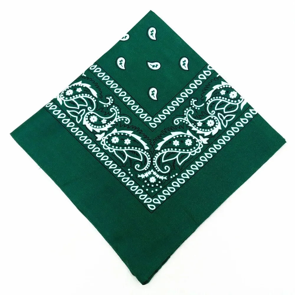 Set of 12 Pcs Paisley Print Bandana Set – Unisex Headbands, Face Masks, Wrist Wraps & Handkerchiefs ($1.65/count) Shopbizz Wholesale