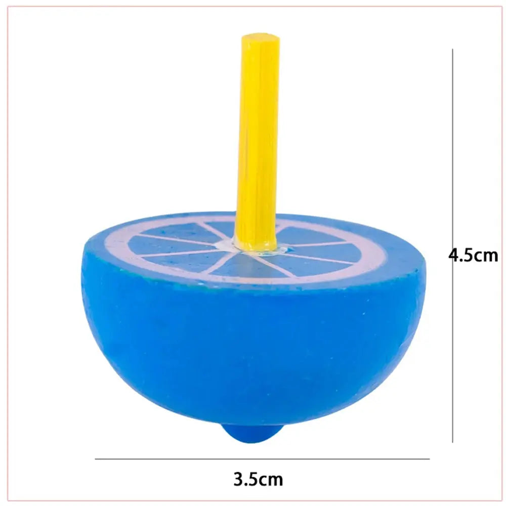 Kids Party Favors 10Pcs Wooden Fruit Spinner Baby Shower Birthday Souvenirs Christmas Kindergarten Boys Girls Gift Reward Pinata Shopbizz Wholesale