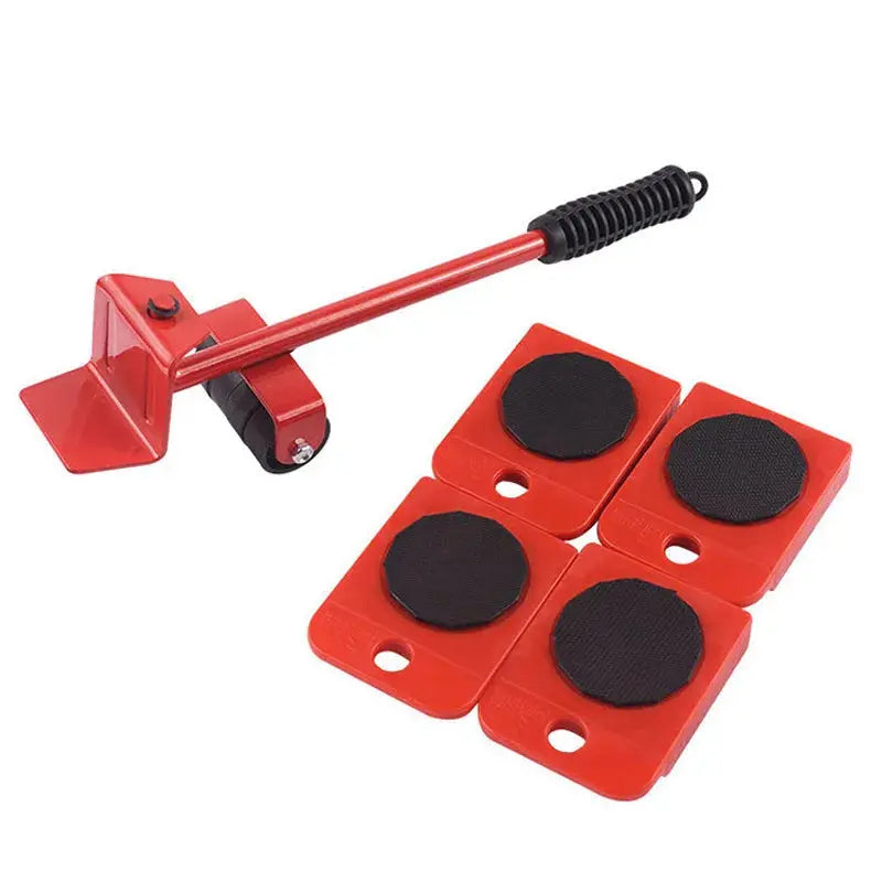 Furniture Moving Transport Roller Set Removal Lifting Moving Tool Set Wheel Bar Mover Moving Heavy Stuffs Device Hand Tool Shopbizz Wholesale