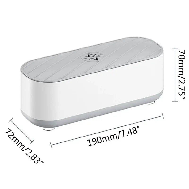 Portable Ultrasonic Jewelry Cleaner Low Noise Ultrasonic Cleaner Machine for Jewelry,Ring,Silver,Retainer,Eyeglass,Watch Shopbizz Wholesale