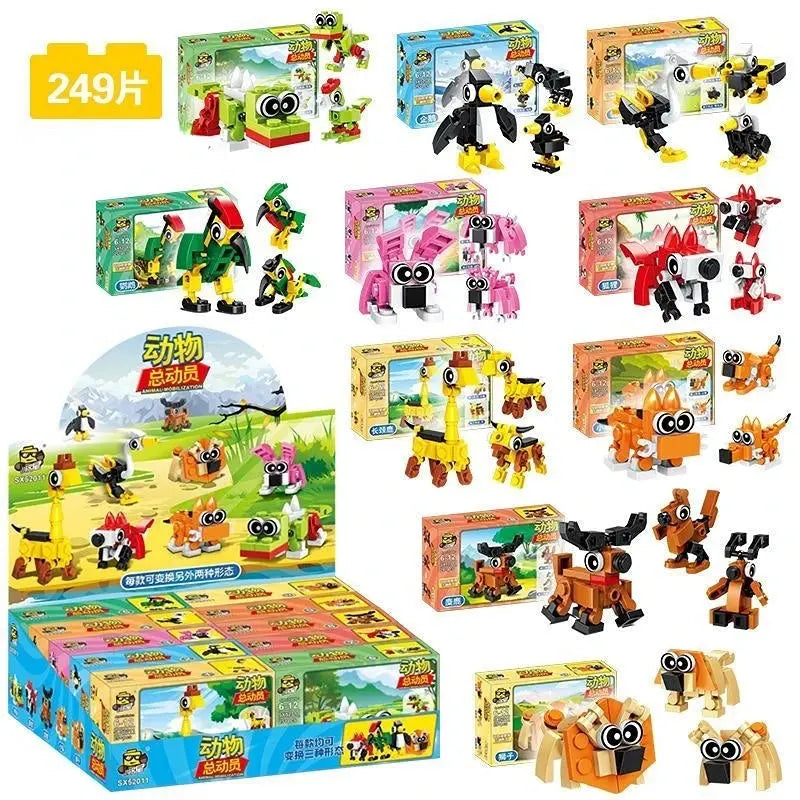 Creative Expert Mini Insects Animal Model Building Block Butterfly Bricks Model Educationa10 in 1 Kit Toy Birthday Gift for Kids Shopbizz Wholesale