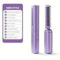 SET OF 3 PCS-Wireless Hair Hot Comb Portable Mini USB Rechargeable Hair Straightener Fast Heating Hair Straightening Styling Tool  ($ 14.99/count) Shopbizz Wholesale