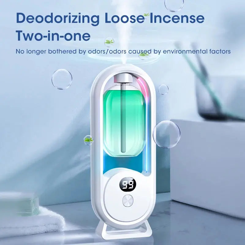 Automatic Home Fragrance Machine Essential Oil Diffuser Nebulizer Perfume Scent Machine for Kitchen and toilet deodorization Shopbizz Wholesale