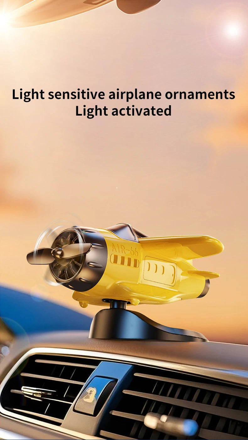 Car mounted solar powered rotating airplane Shopbizz Wholesale