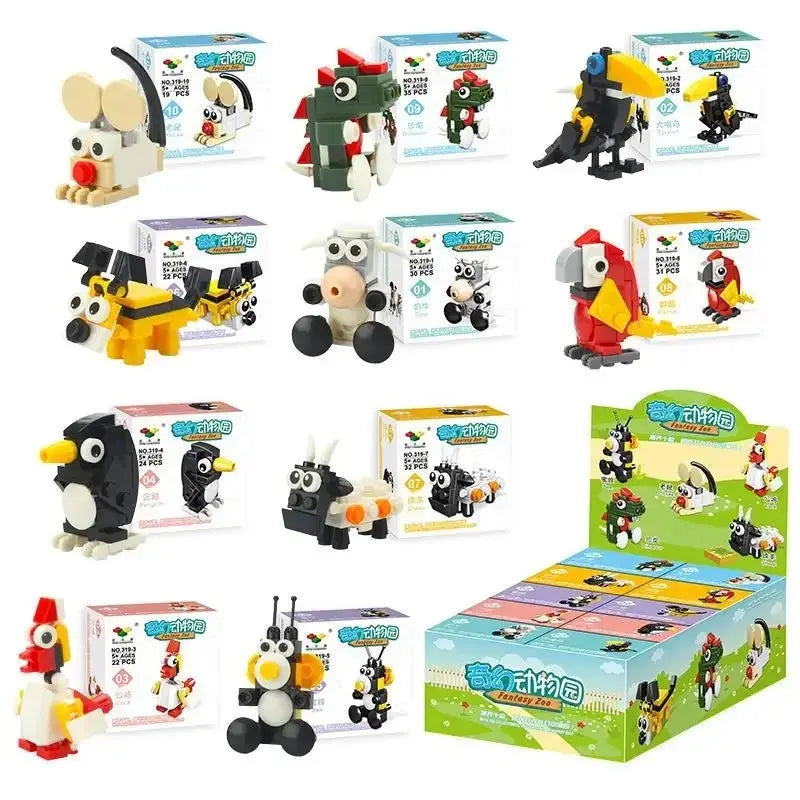 Creative Expert Mini Insects Animal Model Building Block Butterfly Bricks Model Educationa10 in 1 Kit Toy Birthday Gift for Kids Shopbizz Wholesale