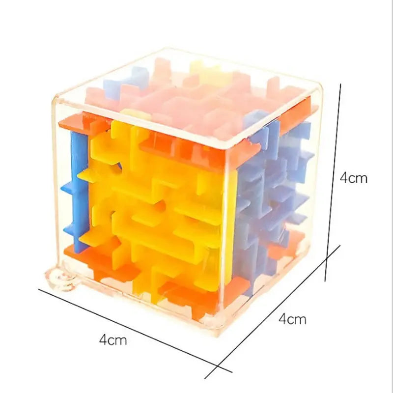 10Pcs Fun 3D Cube Rolling Beads Maze Educational Toys Boys Girls Birthday Wedding Guest Gift Giveaway Christmas Kids Gift Pinata Shopbizz Wholesale