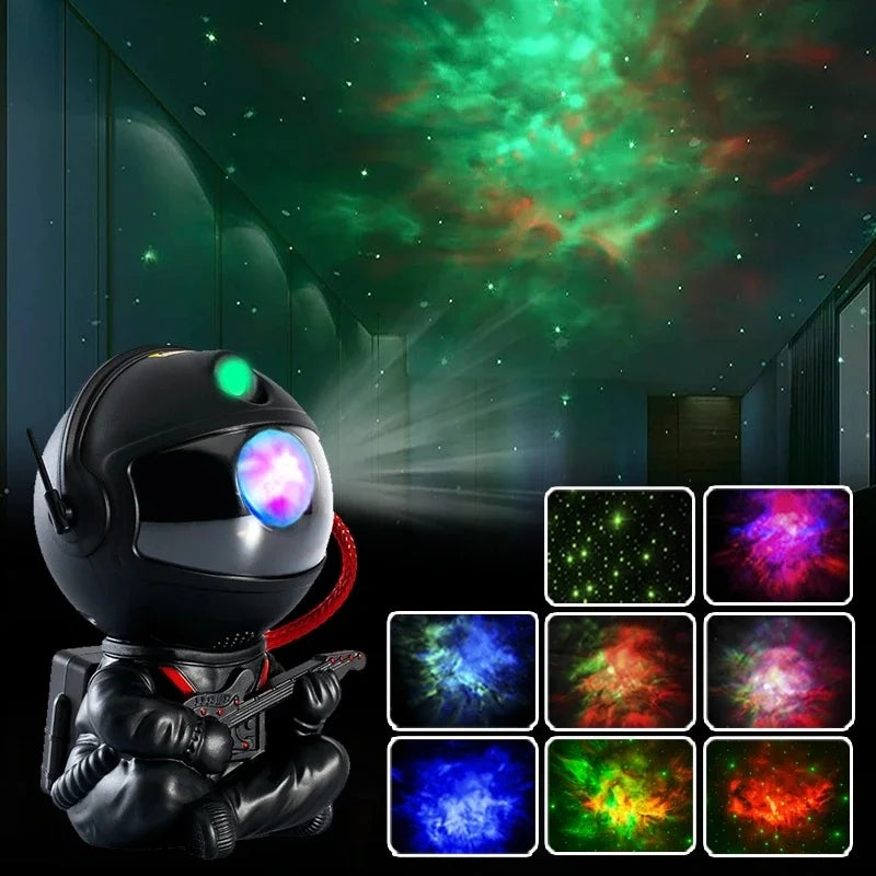 Galaxy Projector LED Night Light – Astronaut Star Projector for Bedroom, Home Decor & Kids Gift