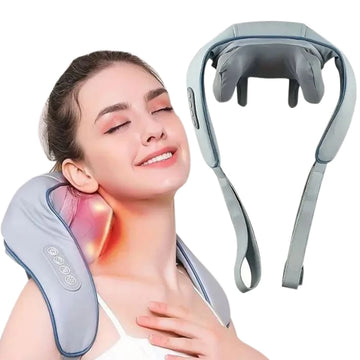 Wholesale - Neck & Shoulder Massage Shawl | 6D Kneading Head | Heated Deep Tissue Massager for Muscle Relaxation