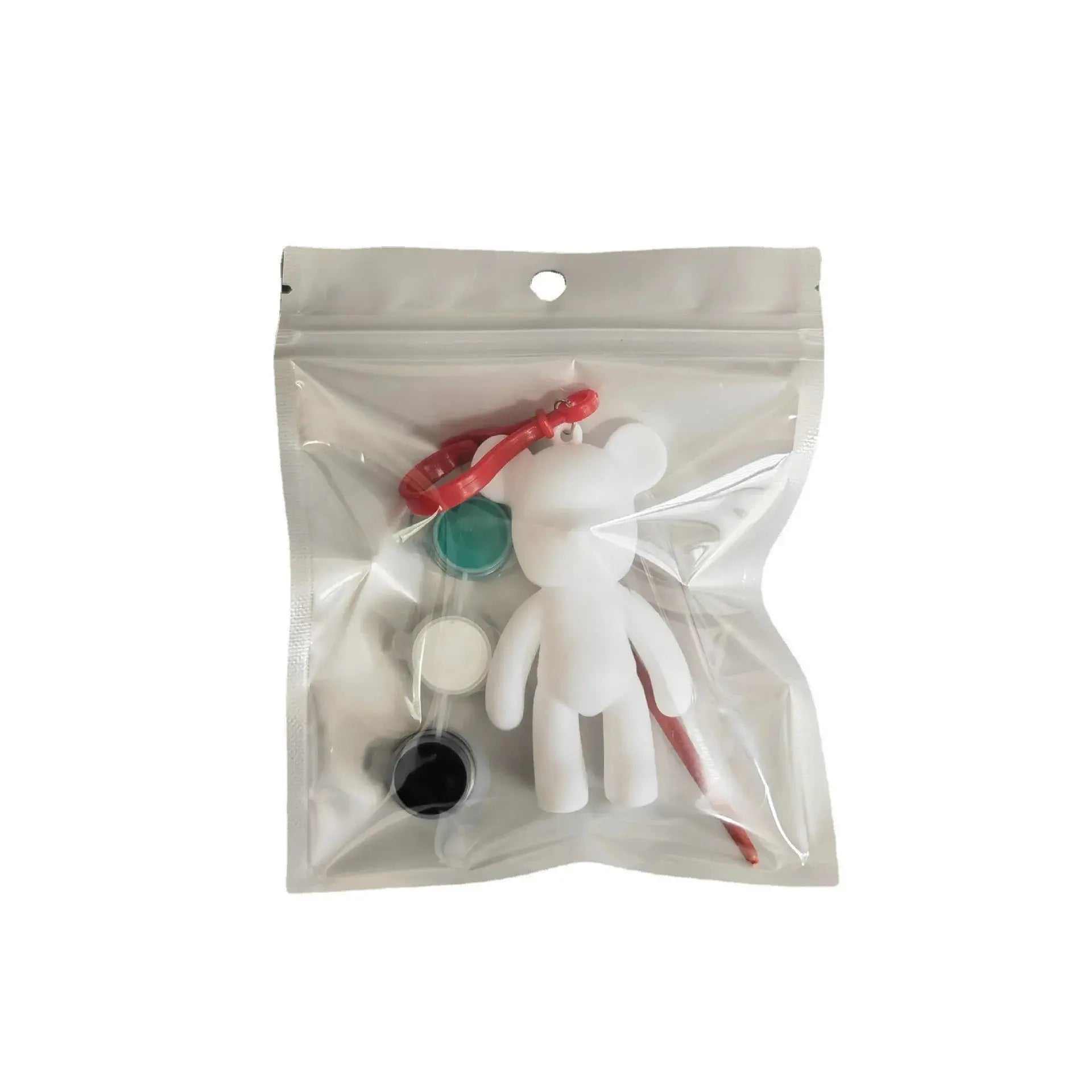 Fluid Bear Violent Bear DIY Keychain Gift Box Graffiti Fluid Bear Children's Graffiti DIY Material Pack Shopbizz Wholesale