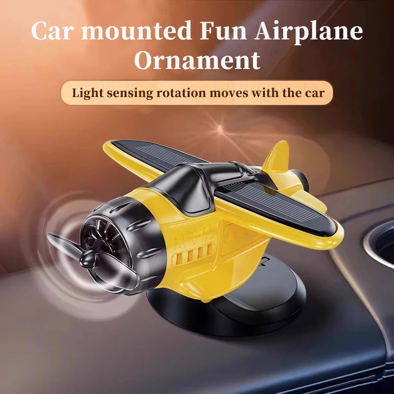 Car mounted solar powered rotating airplane Shopbizz Wholesale