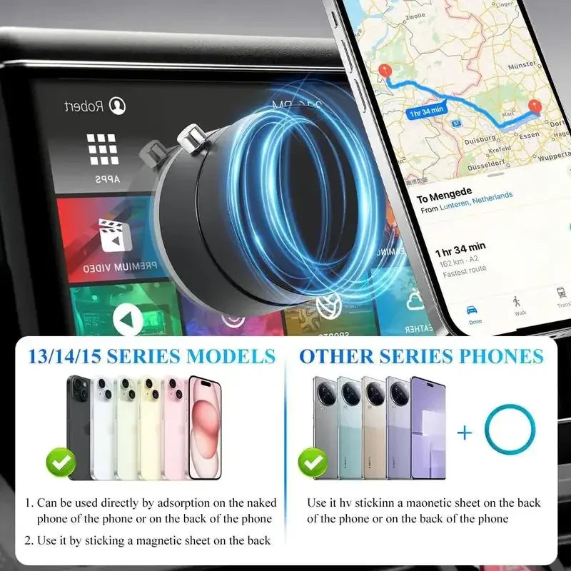 Strong Suction Cup Magnetic Phone Holder Stand - Shopbizz Wholesale