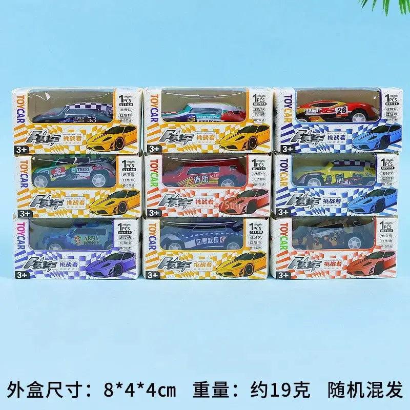 Children Stunt Car Model Alloy Body Pull Ejection Jumping Mini Cars Simulation Diecast Vehicle Collectible Toys for Kids Gift Shopbizz Wholesale