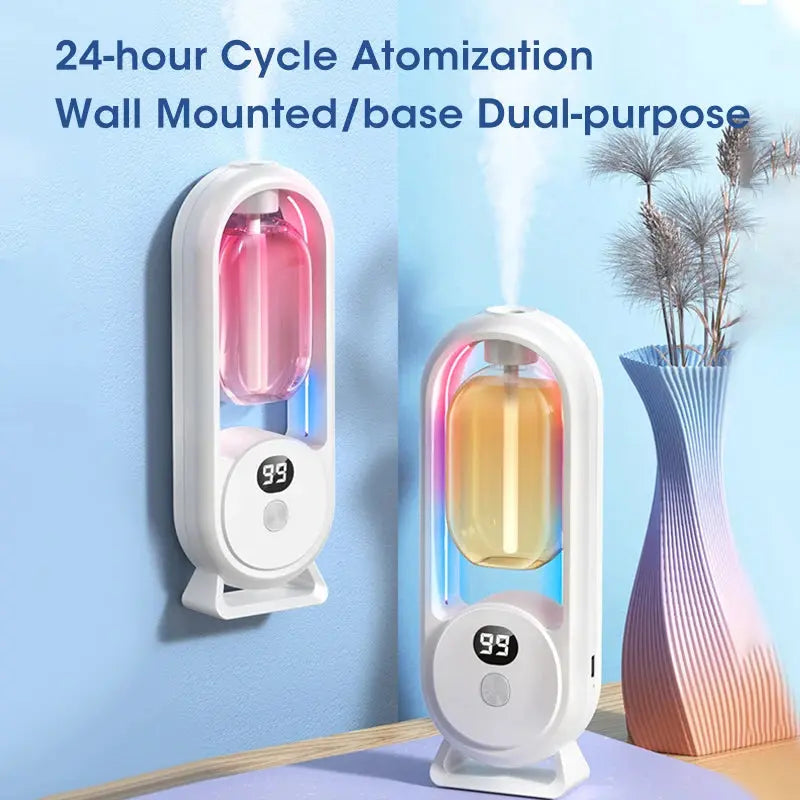 Automatic Home Fragrance Machine Essential Oil Diffuser Nebulizer Perfume Scent Machine for Kitchen and toilet deodorization Shopbizz Wholesale