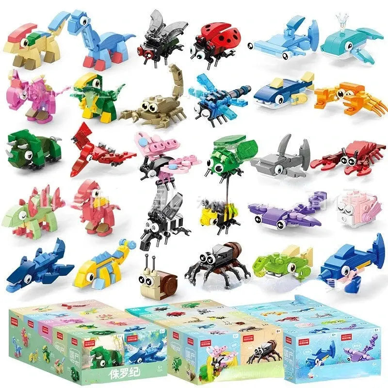 Creative Expert Mini Insects Animal Model Building Block Butterfly Bricks Model Educationa10 in 1 Kit Toy Birthday Gift for Kids Shopbizz Wholesale