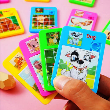🧩 10PCS Huarong Road Cartoon Jigsaw Puzzles – Fun & Educational Toys for Kids 🎉🎁 Shopbizz Wholesale