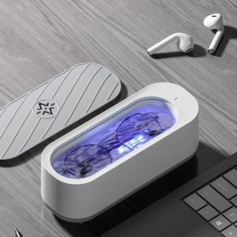 Portable Ultrasonic Jewelry Cleaner Low Noise Ultrasonic Cleaner Machine for Jewelry,Ring,Silver,Retainer,Eyeglass,Watch Shopbizz Wholesale