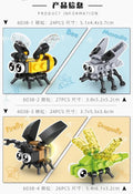 Creative Expert Mini Insects Animal Model Building Block Butterfly Bricks Model Educationa10 in 1 Kit Toy Birthday Gift for Kids Shopbizz Wholesale
