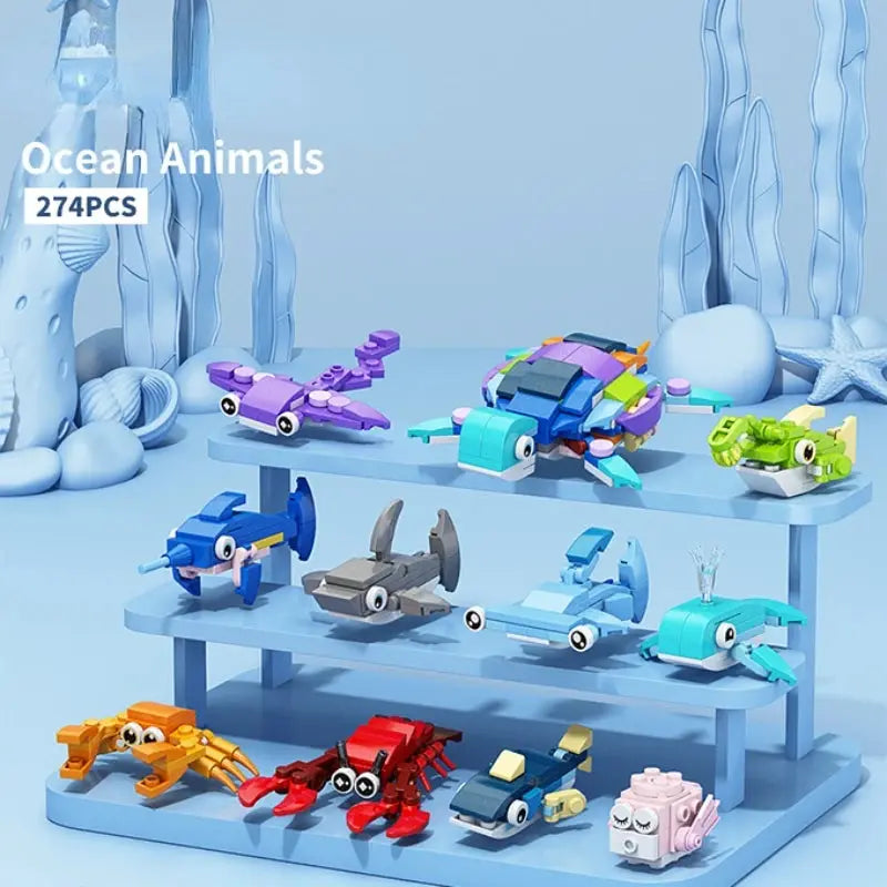 Creative Expert Mini Insects Animal Model Building Block Butterfly Bricks Model Educationa10 in 1 Kit Toy Birthday Gift for Kids Shopbizz Wholesale