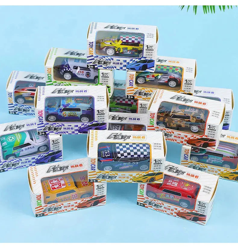 Children Stunt Car Model Alloy Body Pull Ejection Jumping Mini Cars Simulation Diecast Vehicle Collectible Toys for Kids Gift Shopbizz Wholesale