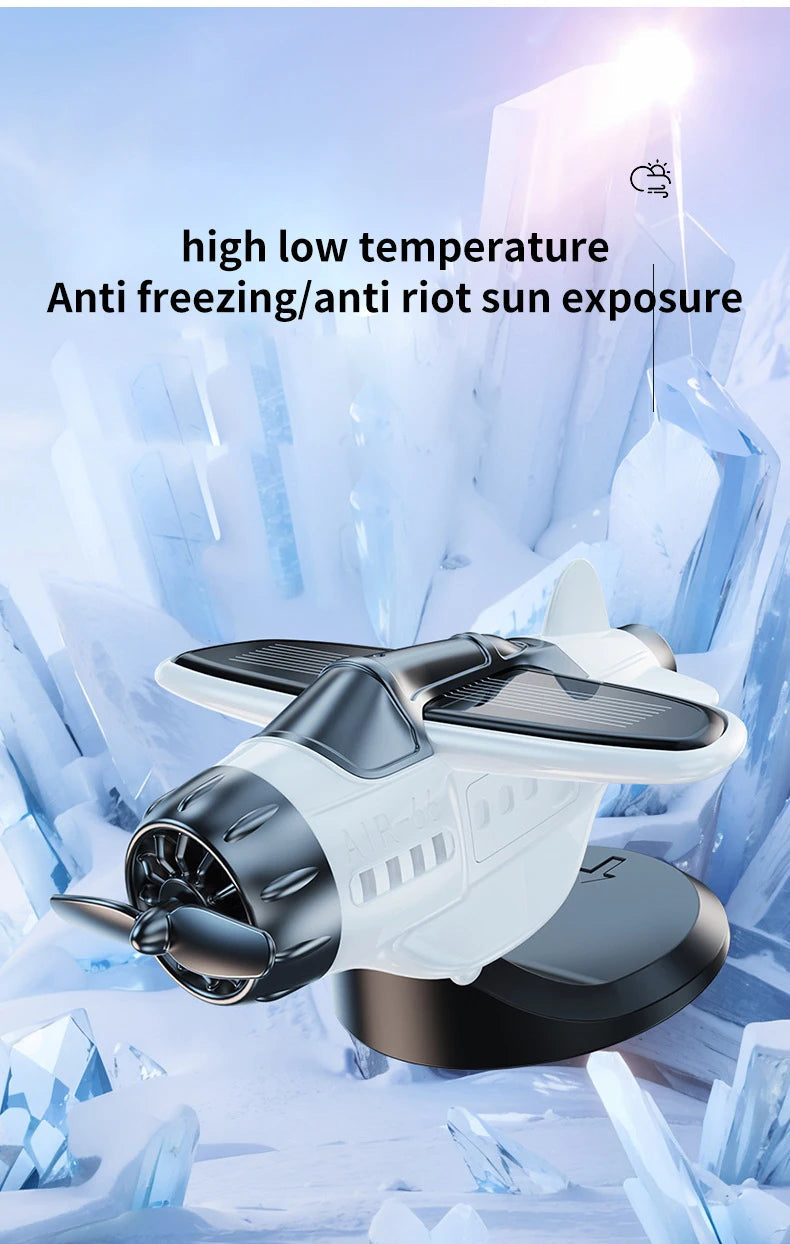 Car mounted solar powered rotating airplane Shopbizz Wholesale
