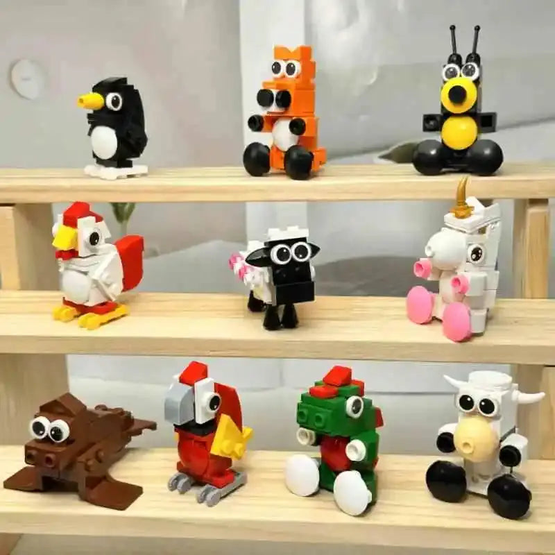 Creative Expert Mini Insects Animal Model Building Block Butterfly Bricks Model Educationa10 in 1 Kit Toy Birthday Gift for Kids Shopbizz Wholesale