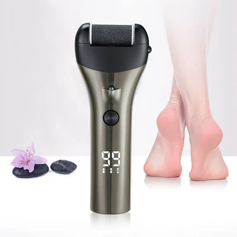 New Digital Display 3-Speed Electric Foot Grinder – Magic Pedicure Callus Remover