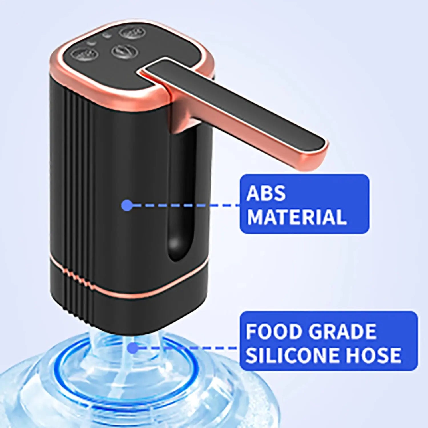 Water Bottle Pump for 5 Gallon Water Bottle Dispenser Pump Automatic Drinking Water Pump Portable Electric Water Dispenser Shopbizz Wholesale