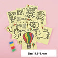 12Pcs Drawing Toys Sand Painting Pictures DIY Crafts Education Toy for Kids Birthday Baby Shower Party Favors Treat Bag Fillers Shopbizz Wholesale